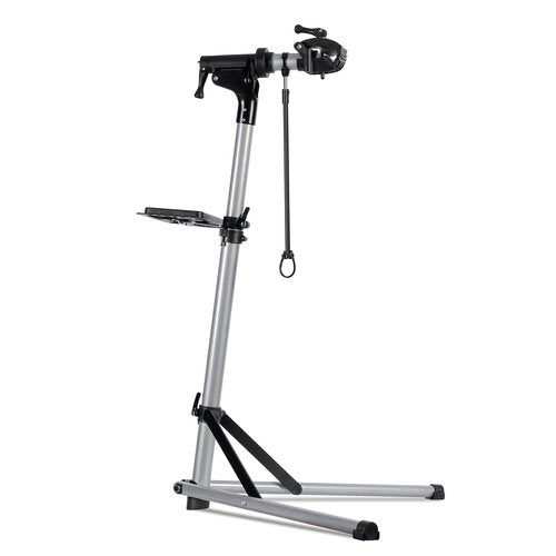 Urban Deco Bike Repair Stand Premium Aluminum Bike Stand for Maintenance, 68lbs Capacity, Height-Adjustable, 360° Rotatable Clamp, Tool Tray Included