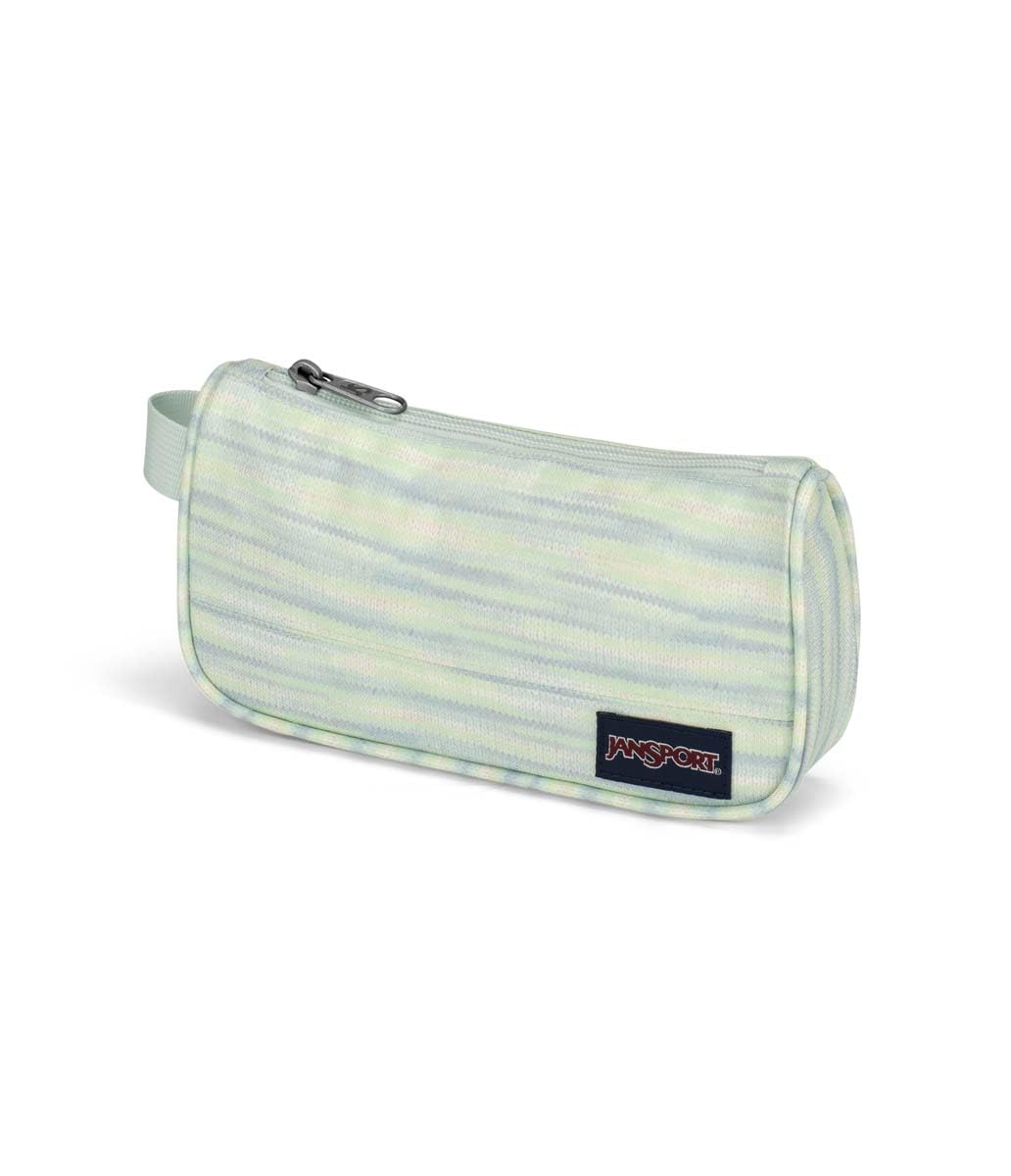 JanSport Medium Accessory Pouch, Secure Storage Space for Pens, Power Cords, Pencil Case, Ideal for Everyday Essentials - 70S Space Dye Fresh Mint