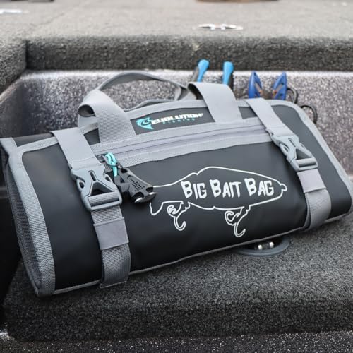 Big Bait Storage Bag for Large Fishing Lures - Roll-Up Tackle Organizer