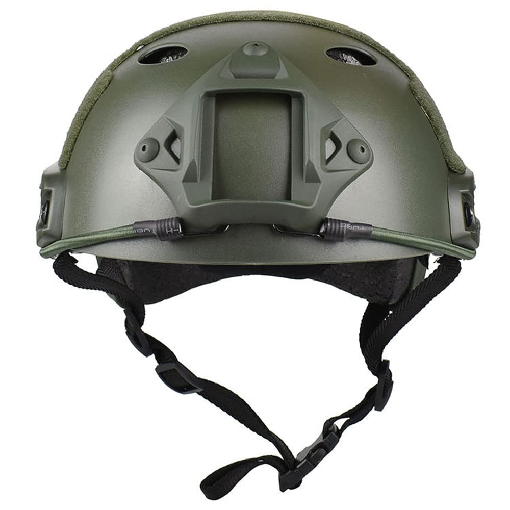 CMAIR4U Airsoft PJ Style Tactical Helmet Fast Helmet for Paintball (OD Green)