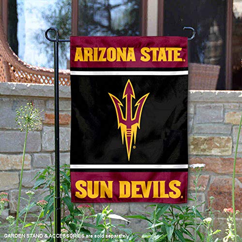 Arizona State Sun Devils Garden Flag - 13x18 Inch Double-Sided Polyester