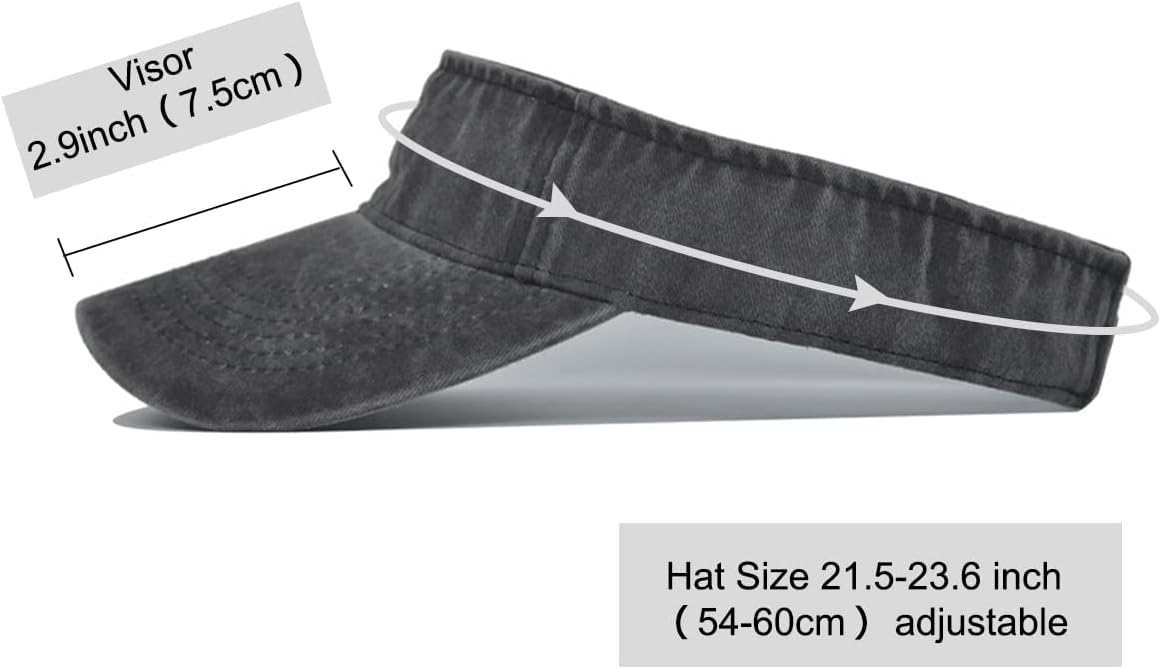 Women's Sun Protection Visor Hat | Cotton Sports Cap for Outdoor Activities