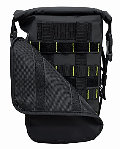 Waterproof Motorcycle Crash Bar and Tail Bag with MOLLE System