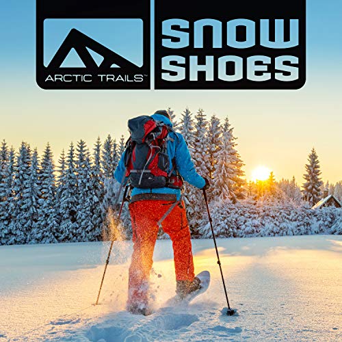 25-Inch Lightweight Aluminum Snowshoes for Men and Women - Arctic Trails Snowshoes