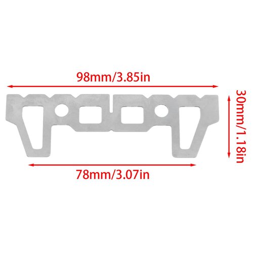 Lovelysp Stainless Steel Stove Shelf Alcohol Stove Cross Stand Portable Stainless Steel Mini Camping Stove Shelf For Camping, Hunting, Hiking, etc. -1PCS