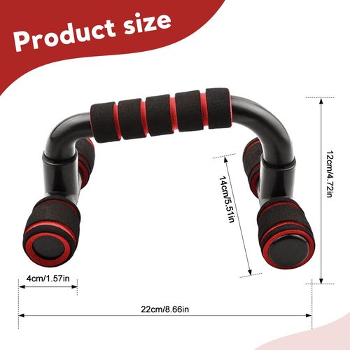 Push Up Bar, Pushup Handles with Cushioned Foam Grip, push up handles for floor, Portable Ergonomic push up stand for Home Gym
