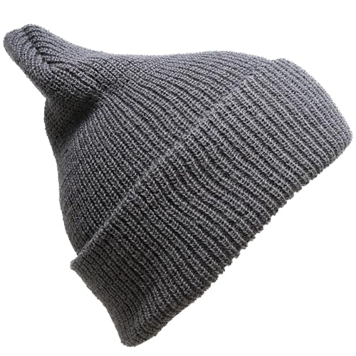 M MCGUIRE GEAR Warm Wool Military GI Watch Cap, 100% Wool US Made Tactical Beanie, Winter Hat for Men and Women - One Size