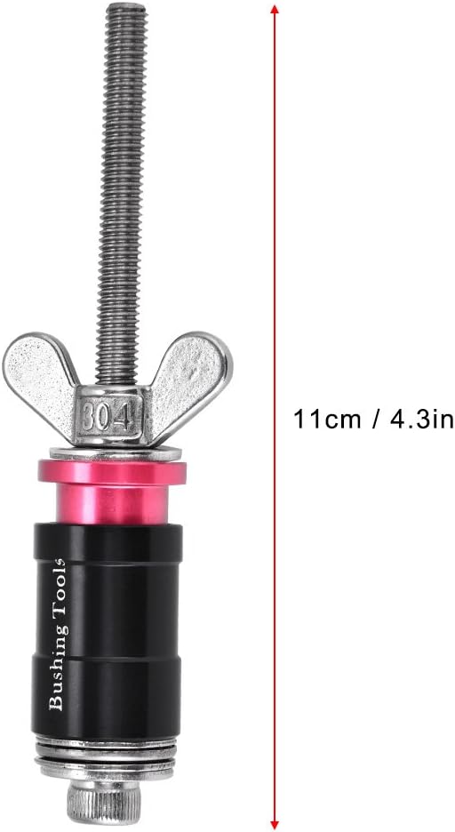 Tbest Cycle Chain Crank Extract Rear Shock Bushing Tool Shock Eyelet Bushing Removing Removal Install Tool for Rockshox Fusion DU Shock Bushing Tool rockshox Rear Shock Bearing
