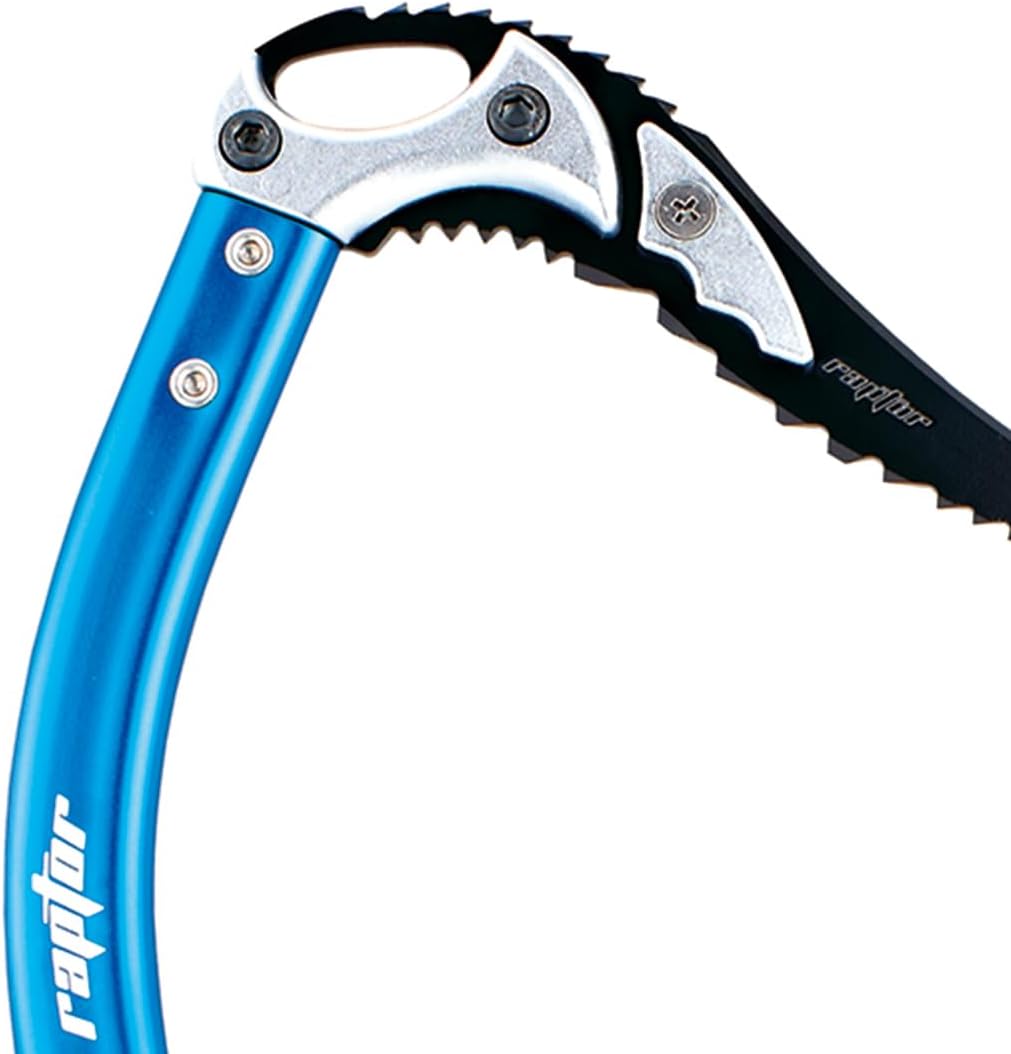 Trango Raptor Ice Tool - Lightweight Aluminum Ice Axe for Mountaineering, Balanced Geometry for Solid Sticks, Ergonomic Handle