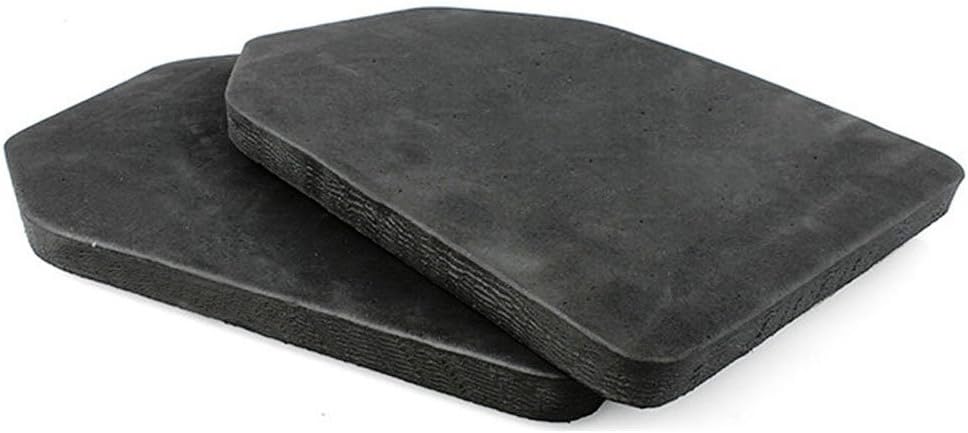 Airsoft Wargame Tactical Soldier Gear EVA Body Carrier Vest SAPI Shock Plate Dummy Armor Ballistic Model Kit Black 2 PCS