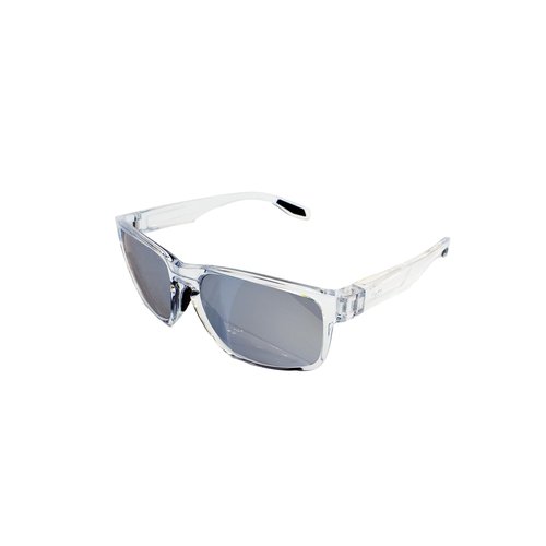 ZaTi Polarized Sunglasses with UV400 Protection, Category 3 Lenses, Shatter-Resistant Polycarbonate, Anti-Reflective Coating (Crystal/Silver Mirror)