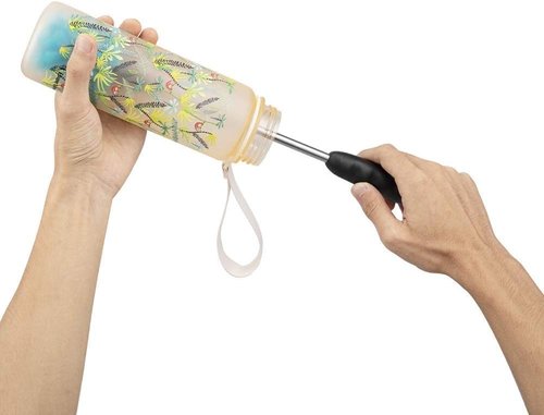Super Sparrow Bottle Brush - Long Handle Cleaning Brush Set - BPA Free Water Bottle - Cup Lid/Spout/Lid Cleaning Brush