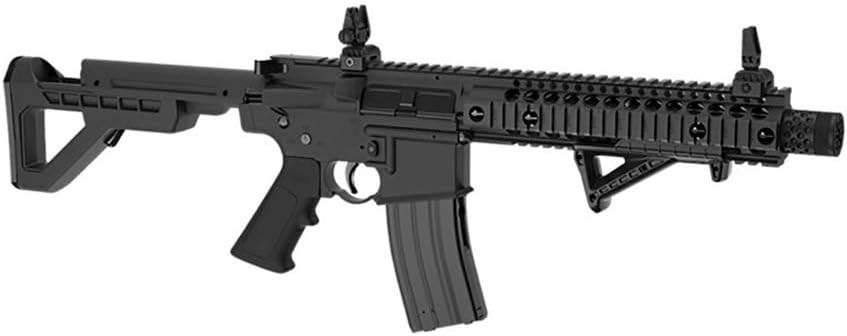 Full Auto SBR CO2-Powered BB Air Gun with Dual Action Capability