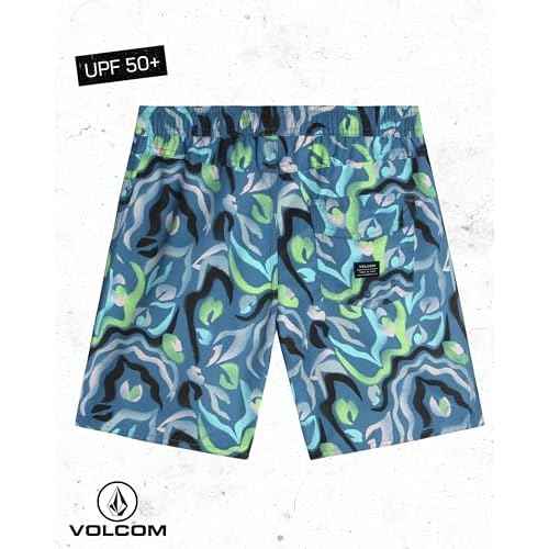 Volcom Boys Swim Trunks - UPF 50+ Quick Dry Board Shorts with Drawstring Waist - Bathing Suit Swimsuit for Boys (Size: 8-16)
