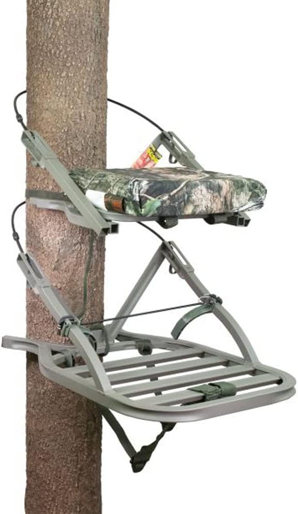 Summit Treestands OpenShot SD Climbing Treestand - Lightweight, Mossy Oak Camouflage