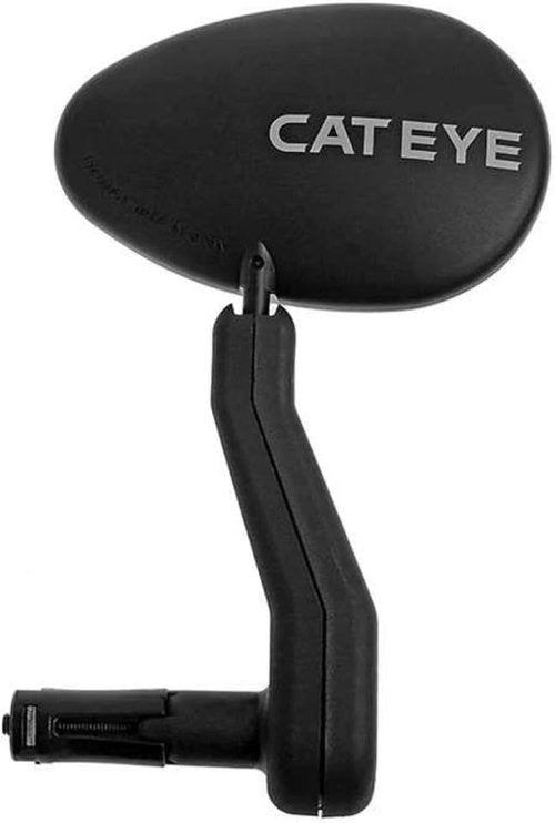 CATEYE BM-500G Bicycle Handlebar Mirror – 180° Wide-Angle Rearview Mirror for Cycling, Scratch-Resistant Glass, Fully Adjustable, Durable & Secure Fit for Road, Hybrid, Commuter & Gravel Bikes