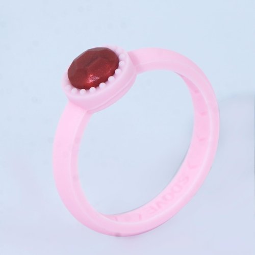 icooci 3/1 Packs Silicone Rings for Women - Silicone Ring Women - Womens Rubber Wedding Rings - Diamond Silicone Wedding Bands Women ，Size 05