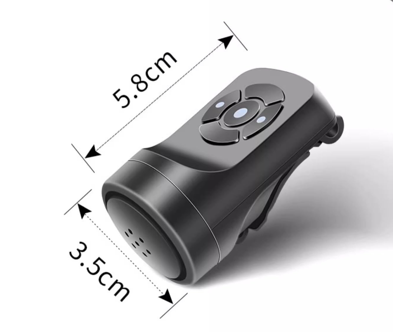 EXKOKORO Rechargeable Electric Bike Bell Horn Bell Cycling Horn for Adults with Loud Sound and Fit for Mountain Bike, Road Bike, Scooters Handlebars