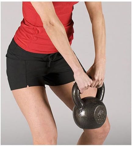 j/fit Kettlebell Weights | Solid Iron - No Fillers | Ergonomic Handle For Sturdy Grip | Perfect Weight Distribution | For Cardio Workouts, Fat Loss, Fitness Exercises, Extreme Training and More - 30, 35, 40, 50-lb Weights