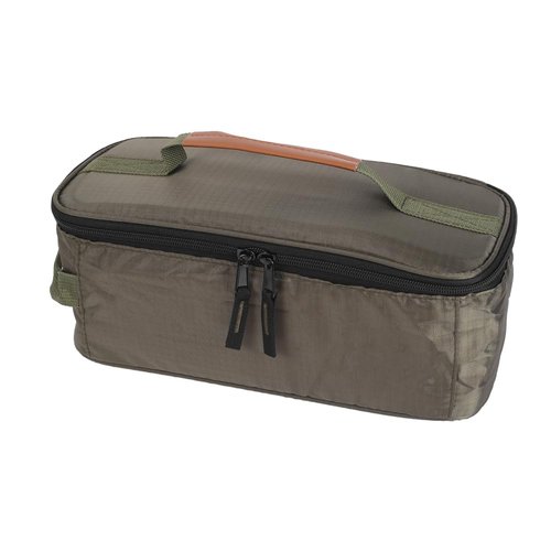 MiOYOOW Camp Utensil Organizer Bag, Portable Camping Cookware Storage Pouch Waterproof Grill Carry Bag with Hanging Loop for Camping Hiking Barbecue