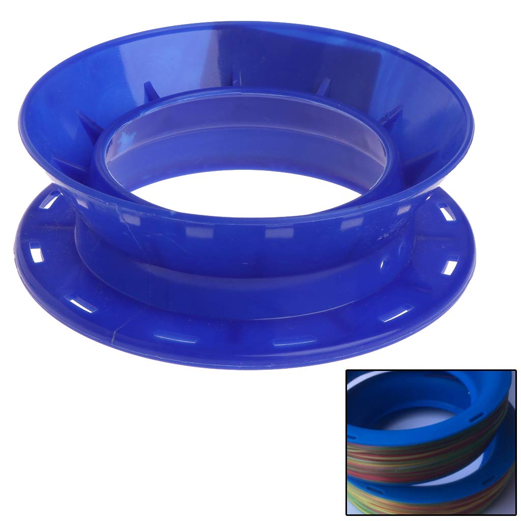 5 Pcs Fishing Line Coiling Plate Wire Winding Rings Reel Plastics Handle Wire Winding Hand Reel Fishing Accessory