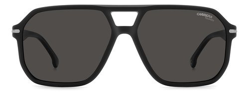 Carrera 302/S Polarized Square Sunglasses, Matte Black, 59 + 1