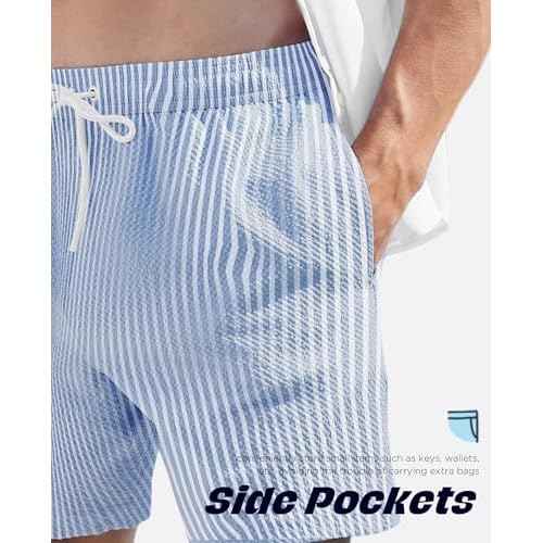 Men's Swim Shorts 5 inch Swimwear Swimming Trunks for Men Beach Shorts