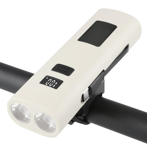 Bike Lights, 500 Lumen Bicycle Light with 6 Modes, USB Rechargeable Bike Headlight, Wide Beam Bike Lights for Night Riding