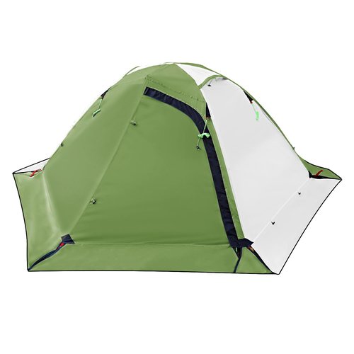 HIKERBRO Backpacking Tent - Lightweight & Waterproof Camping Tent, 2 Person 4 Season for Winter and Cold Weather, Double Layer, Outdoor Camping, Backpacking, Hiking, Green