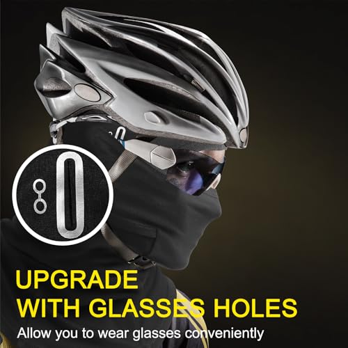 Motorcycle Balaclavas Ski Mask,Under Helmet Design High Stretch Soft Breathable Lightweight UF50 Warm Winter 4 Seasons