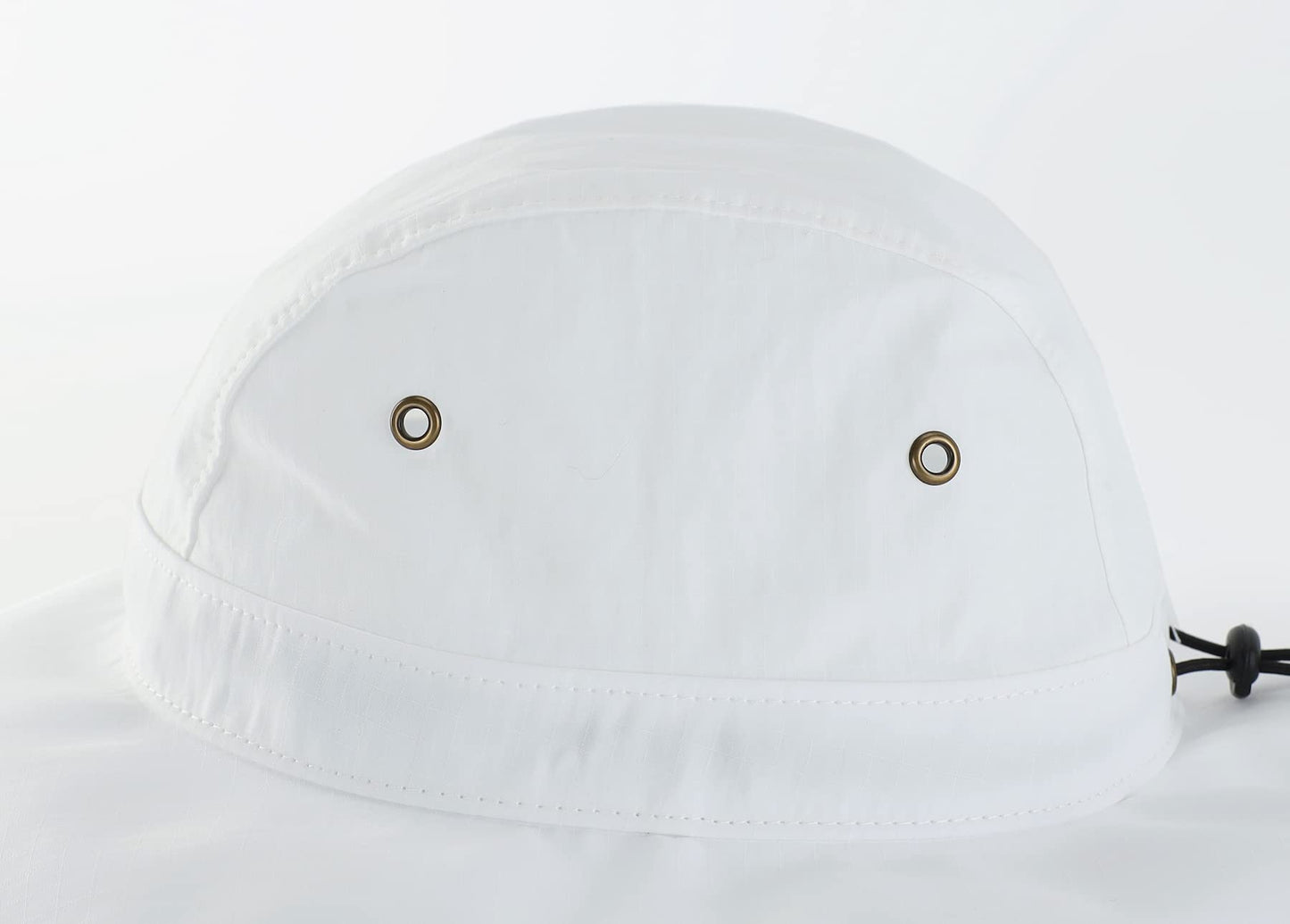 Home Prefer Summer UPF 50+ Men's Bucket Sun Hat Wide Brim Fishing Hat Safari Hat (White)
