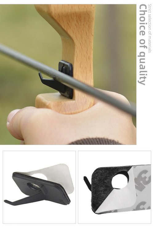 PESSILIN 20 Pcs Right Hand Arrow Rest, Arrow Rest for Recurve Bow, Recurve Bow Accessories