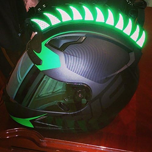 customTAYLOR33 Engineering Grade Reflective Warhawk/Mohawk Decals (Rubber Warhawk & Helmet not Included) Many Colors (Black)