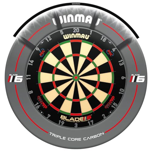 Winmau Polaris 120 Degree Dartboard Lighting with Magnetic Clamp (Warm White)