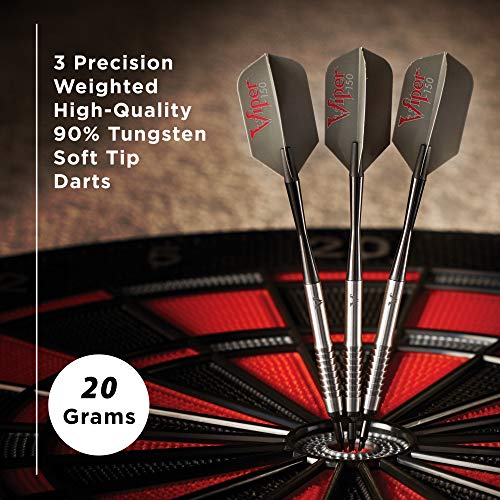 Viper V-Factor 90% Tungsten Soft Tip Darts with Storage/Travel Case