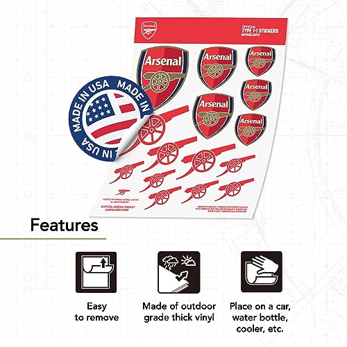 Arsenal FC Desert Cactus Football Fan Sticker Decal - Outdoor Vinyl