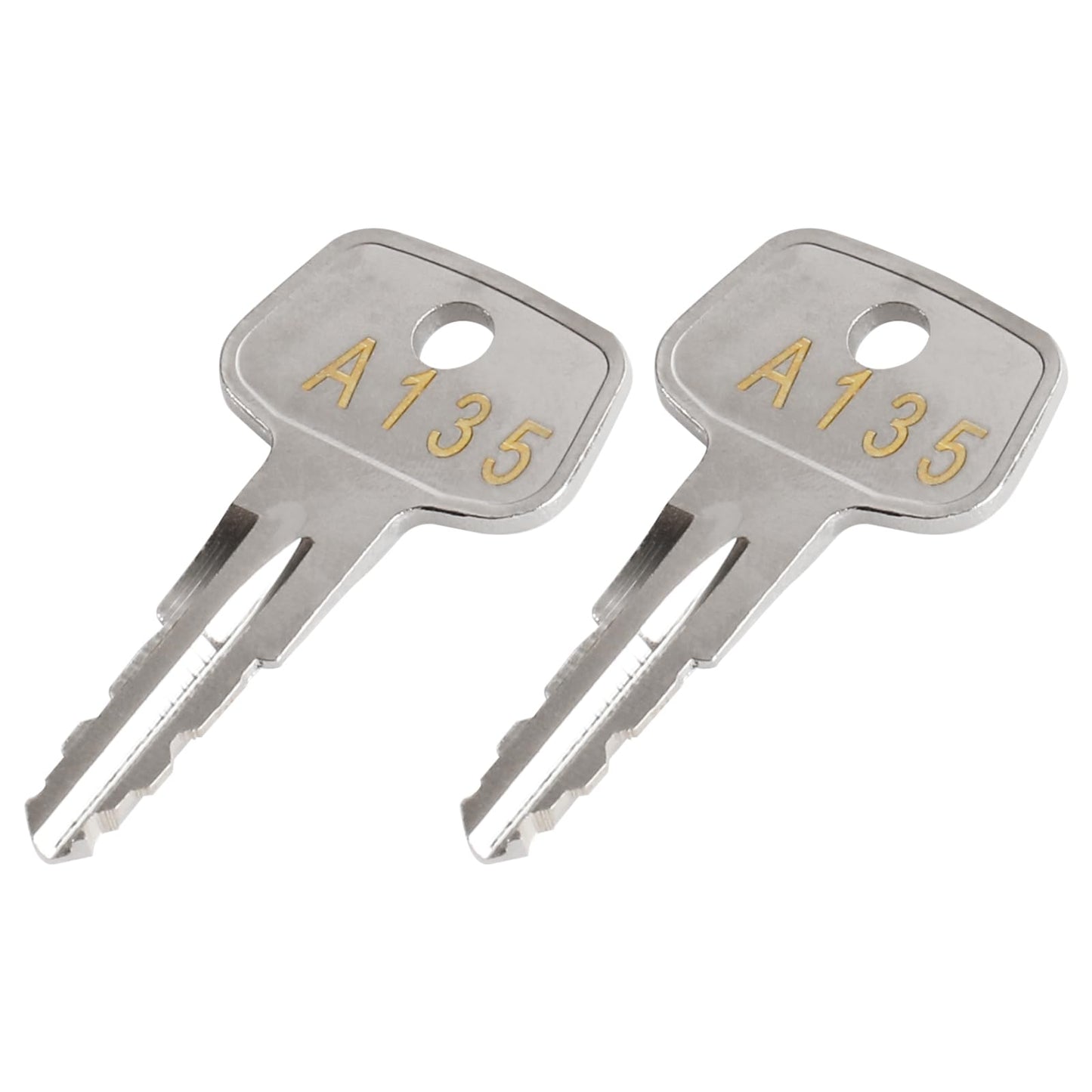 A135 SKS roof Rack Key，Replacement Keys for Yakima SKS Ski,Cargo Box,Roof,Carrier Racks and Crossbars[2 pcs]