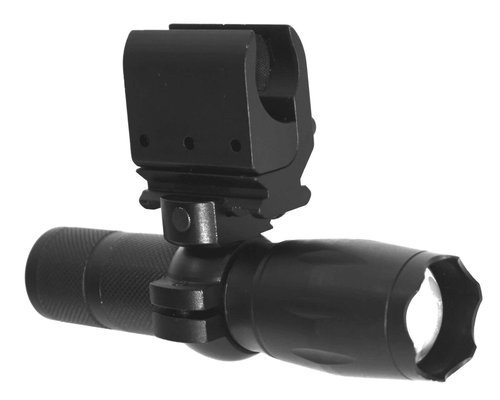 Trinity Tactical Flashlight with Mount for Winchester sxp Defender Pump 12 Gauge Single Rail Adapter Hunting Accessories.