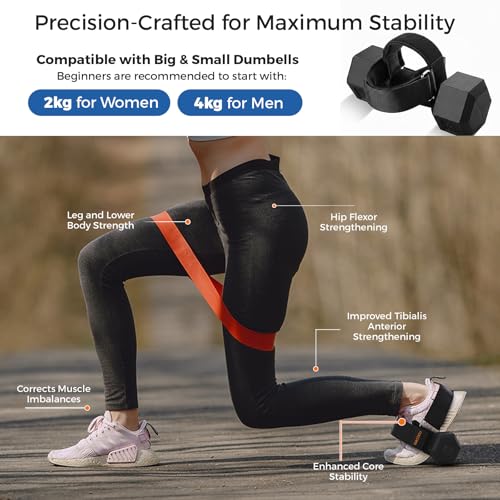 Dumbbell Foot Attachment for Leg Workout - Black, 1 Piece