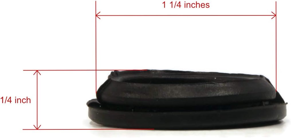 EZ Lube Rubber Grease Plugs - Pack of 4 Hub Dust Caps for Models 85-1-4