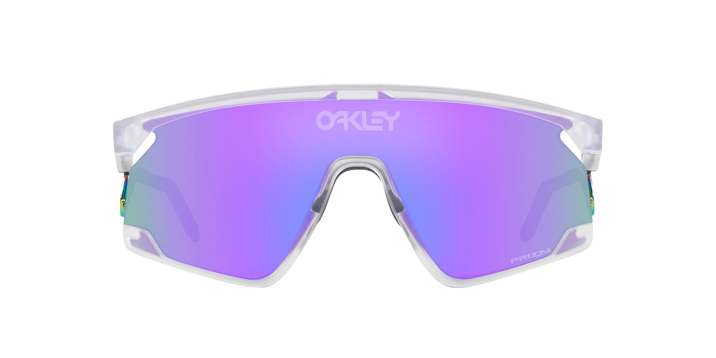 Oakley Bxtr Prizm Sunglasses Mt Clear/Prizm Violet, One Size