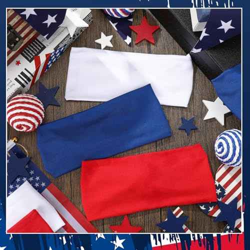 Deekin 6 Pcs Sweatbands for Kids Soccer Headbands Boys for Sports Breathable Sweat Wicking Headband for Kids Athletic Baseball Football Youth 5-15 Years Old