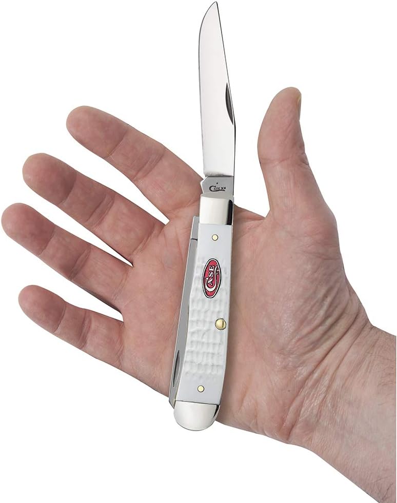 Case XX WR Pocket Knife Orange Synthetic Trapper Item #80500 - (4254 SS) - Length Closed: 4 1/8 Inches