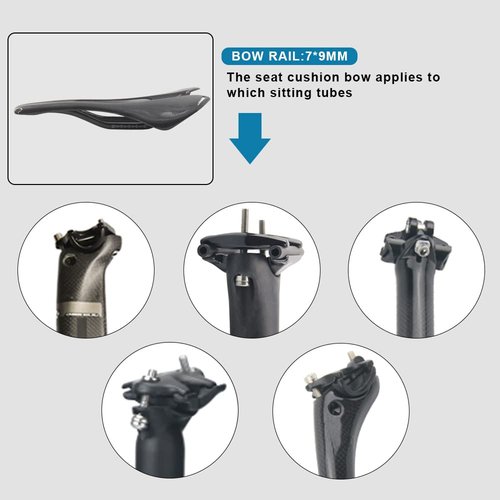RXL SL Front seat mat Carbon Road Bike seat Carbon Bike Saddle Carbon Fiber Bike MTB seat for Cycling Carbon seat Road Bike 3K Glossy Fixie Bike seat,e-Bikes,Racing Bike seatpost Saddle