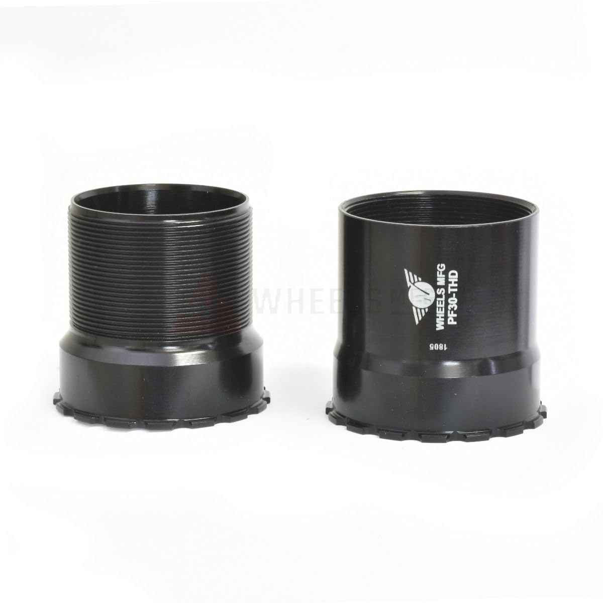 PF30 Threaded Angular Contact Bearings for 30mm Bikes - Wheels Manufacturing, Black