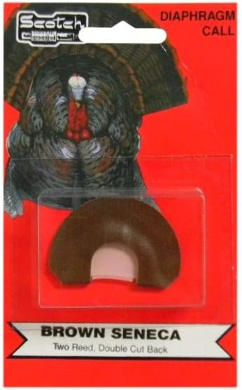 Pete Rickard's Scotch The Seneca Brown Double Reed Turkey Diamphragm Mouth Call
