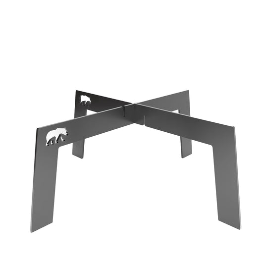 4 foot fire grill 2 Pcs | grill stand for Camping Travel Outdoor (Large)