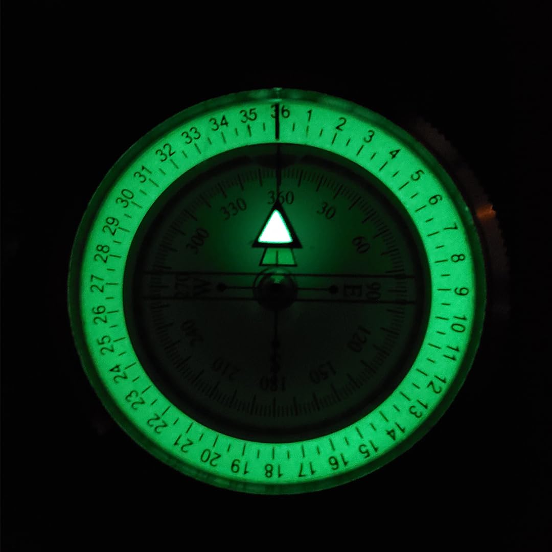 Sighting Navigation Compass with Inclinometer