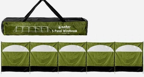 Windbreaker Wind Privacy Screen Camping Blocker 5 Panel Garden Beach Wind Shield 5ft High x 27.4ft Long (1 Forest Green)