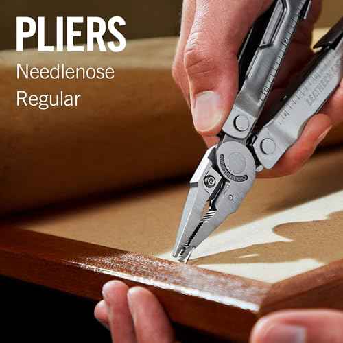 LEATHERMAN, Rebar Multitool with Premium Replaceable Wire Cutters and Saw, Stainless Steel